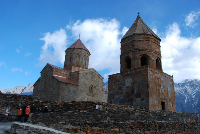 Bild: Zminda-Sameba-Kirche von Gergeti