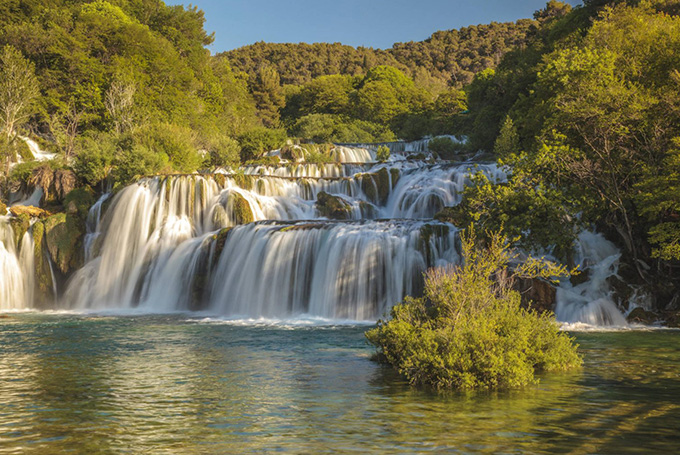 Bild: Wasserfälle im Nationalpark Krka, Kroatien