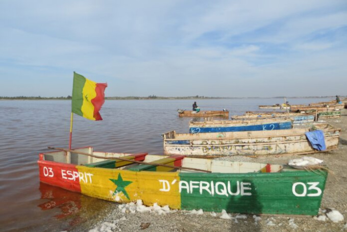 Bild: Fischerboote, Senegal