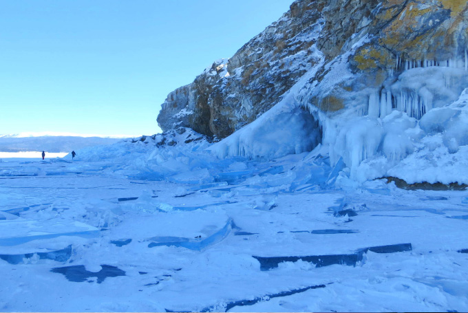Bild: Der Baikalsee im Winter